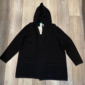 NWT Evolution by Cyrus Black Cardigan 2X
